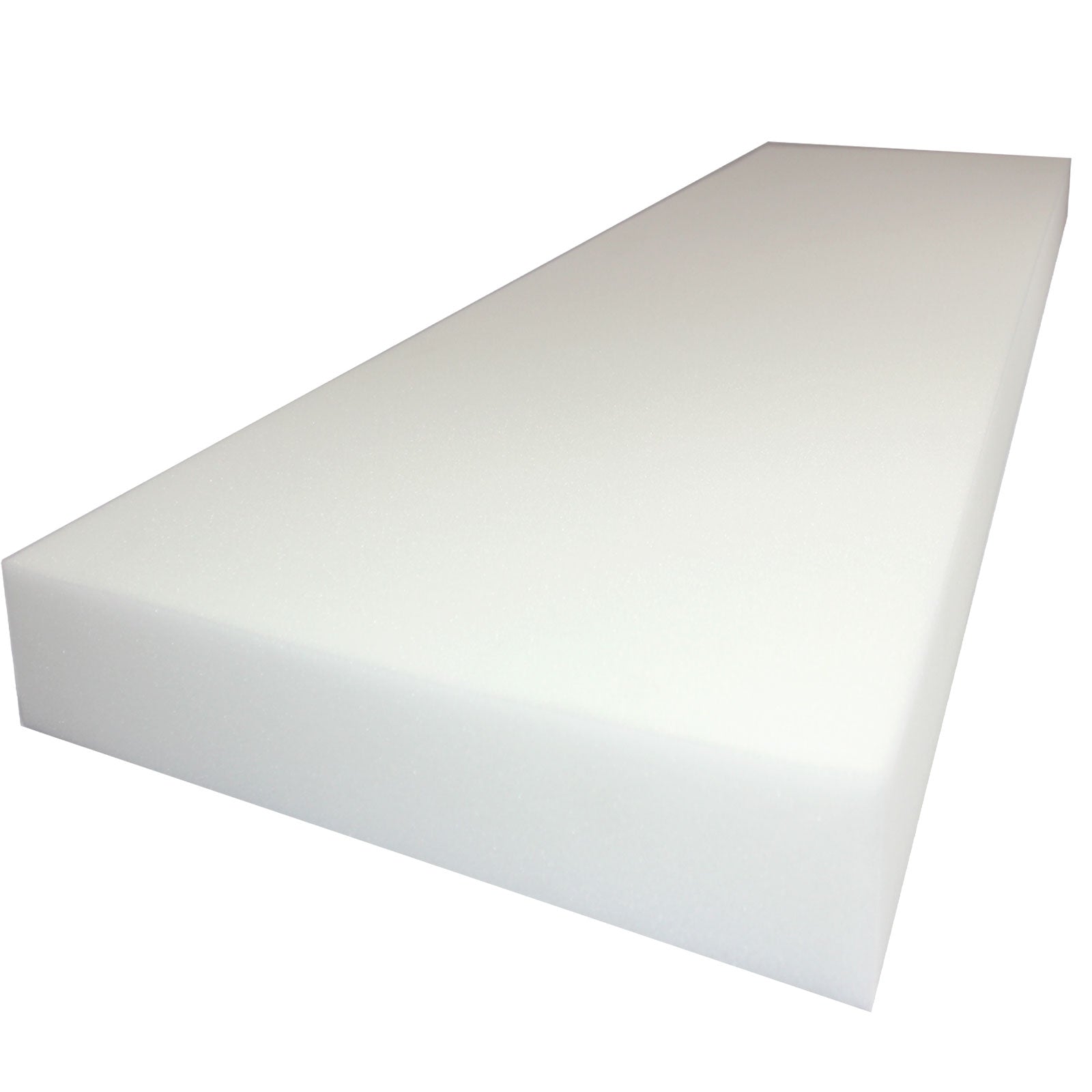 Foamy Foam High Density 2 inch Thick, 24 inch Wide, 72 inch Long Upholstery  Foam, Cushion Replacement