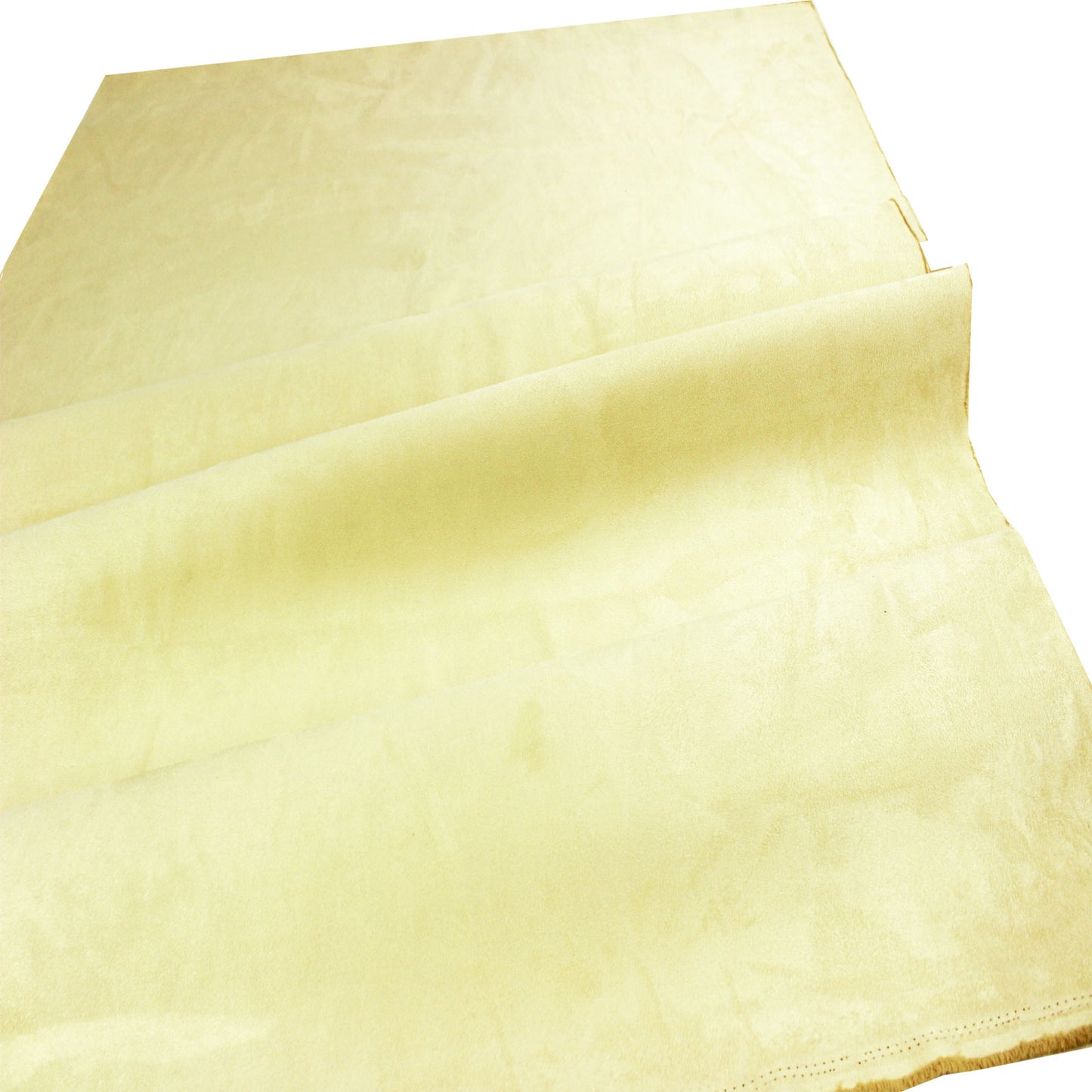 Mybecca Micro Suede Fabric Fabric 58/60" Width Fabric Sold Per Yard Color : Cream(1 Yard