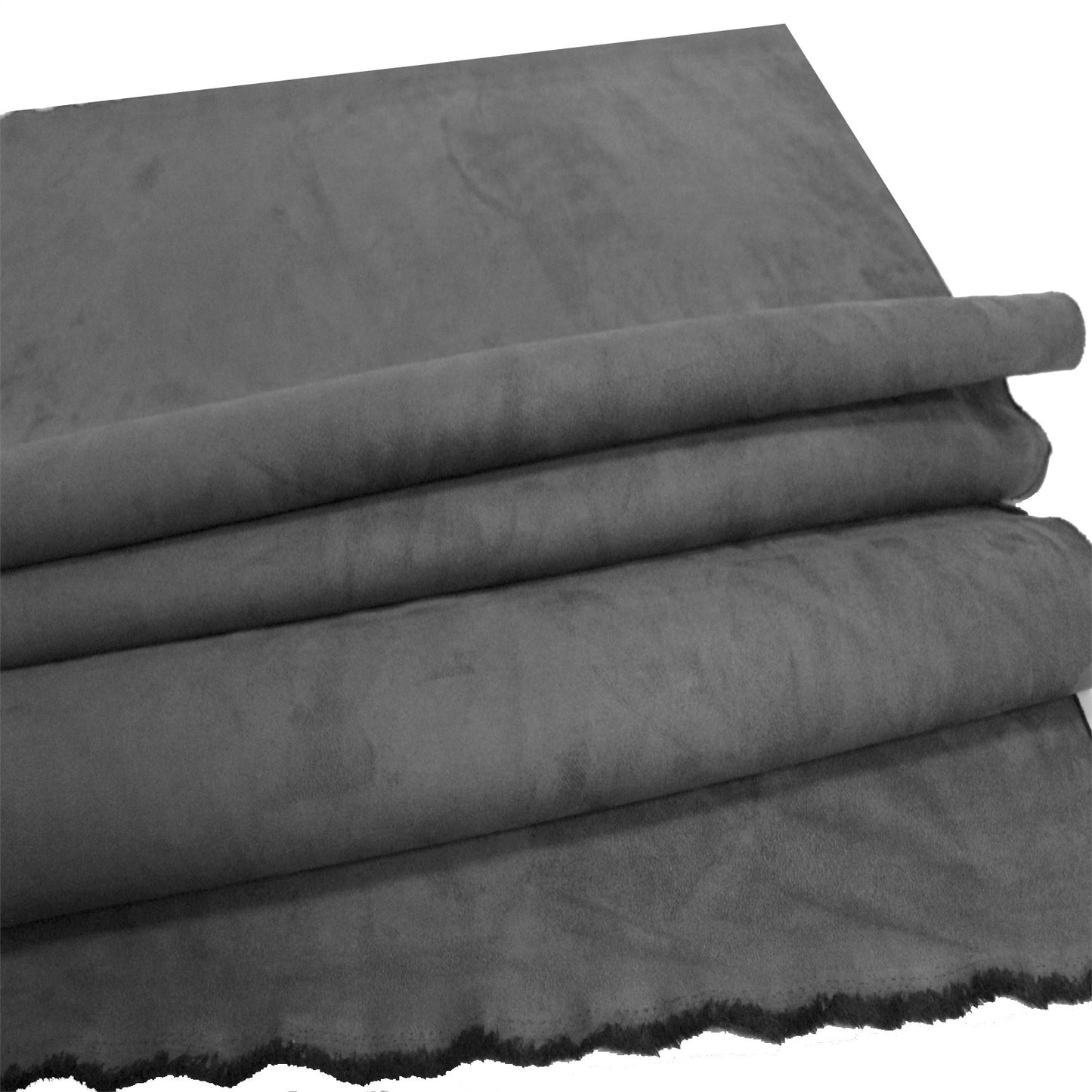 Charcoal Suede Microsuede Fabric Upholstery Drapery Fabric (10 Yards)