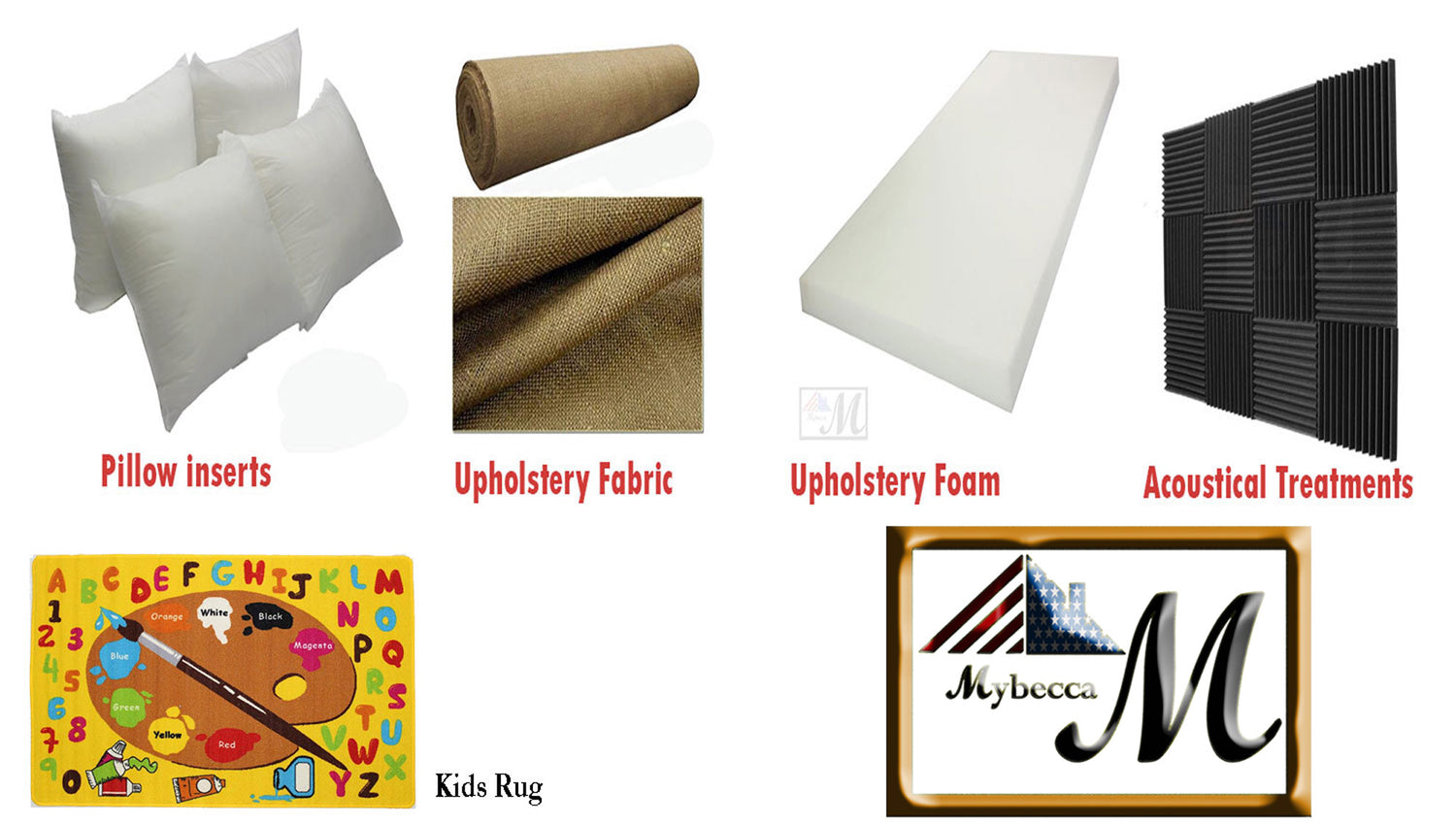 Mybecca 5 x 22x 22 Upholstery Foam Cushion High Density (Seat Repla –  Mybecca Home Furnishing