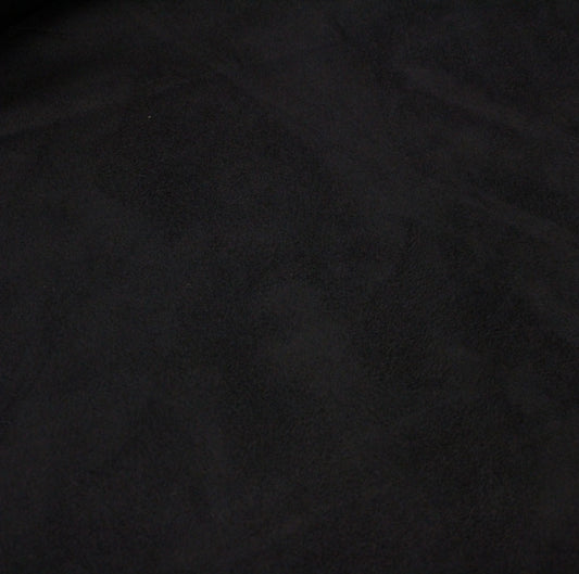 Black  Suede Microsuede Fabric Upholstery Drapery Fabric (10 yards)