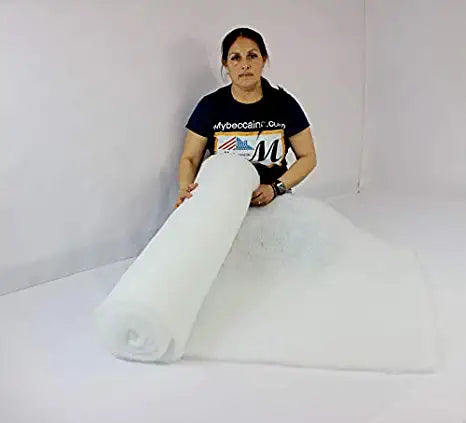 48 Inch Wide (15 Yards) Quilt Batting Multipurpose Dacron Fiber Polyester Wadding Fabric Loft Upholstery Grade Padding 48" x 45' (48" x 540") (4'x 45')