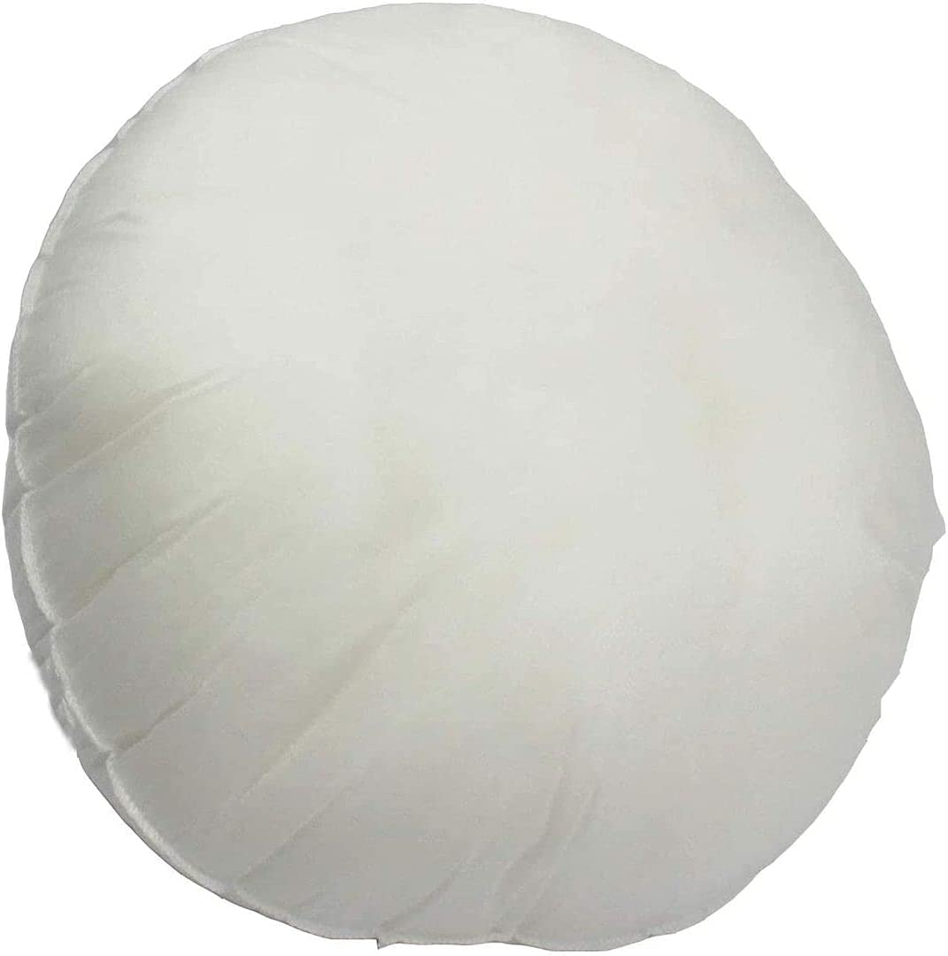 Mybecca Sham Stuffer Square Hypoallergenic Pillow Insert Polyester,16 " Round ,White