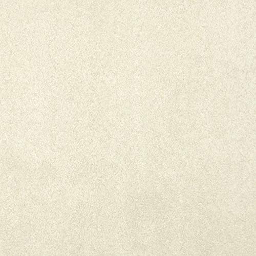 Ivory Suede Microsuede Fabric with SCOTCHGARDÖ Protector Upholstery Drapery Fabric (5 yards)