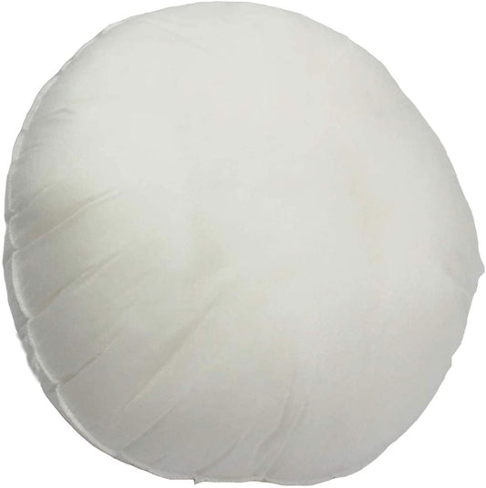 12-inch ROUND Pillow for 9" or 10" Pillow Cover Sham Stuffer White pillow Insert Premium Made in USA