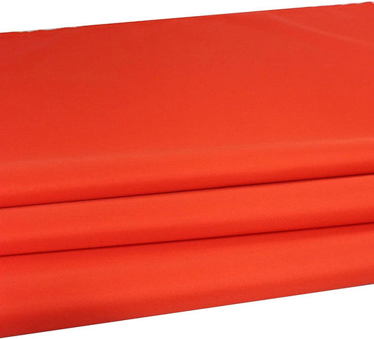 CANVAS FABRIC 600 Denier Polyester 60" Width Orange (1 yards)
