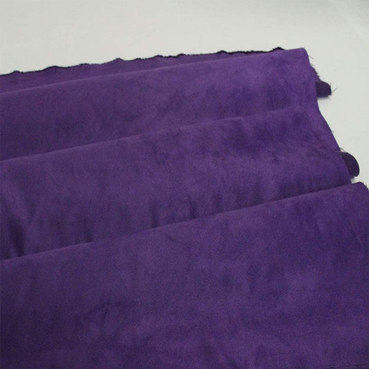Microsuede Suede Fabric 58" Width (1 Yard, 36"x58") (Precut into 1 Yard Pieces by Prime) Purple