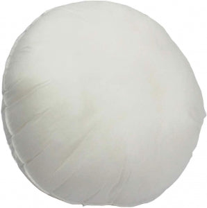 22-inch Round Pillow Sham Stuffer White Pillow Insert Premium Made in USA by Mybecca
